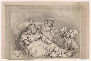 Une maquerelle sur ses dernières jambes, 1792 - Thomas Rowlandson