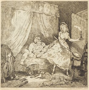 Un chauffe-lit - Thomas Rowlandson