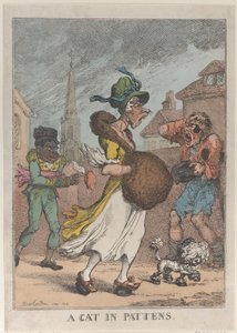 Un chat en sabots, 1812 - Thomas Rowlandson