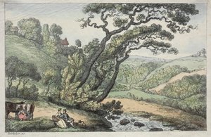 Une vue de Cornouailles - Thomas Rowlandson
