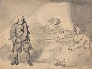 Scène de lit de mort