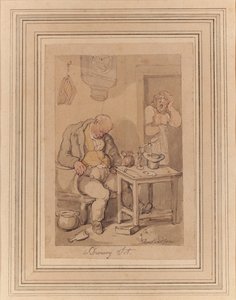 Un ivrogne somnolent - Thomas Rowlandson