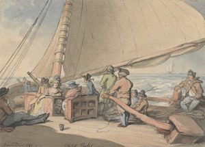 Un voilier néerlandais dans une brise qui se lève