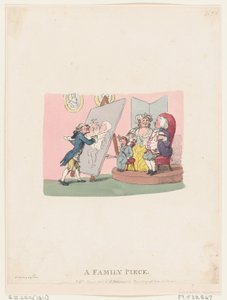 Une pièce de famille, publiée en 1803, réédition ultérieure - Thomas Rowlandson