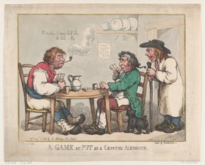 Une partie de Put dans une auberge de campagne, 10 août 1799