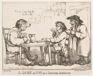 Une partie de Put dans une auberge de campagne, 10 août 1810
