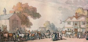 Foire aux chevaux à Southampton, vers 1820, 1918 - Thomas Rowlandson