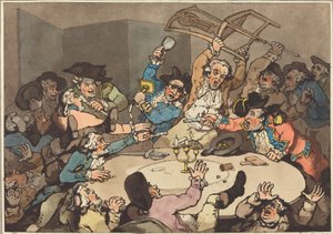 Une dispute à une table de hasard