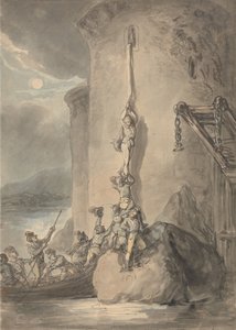 Une escapade militaire - Thomas Rowlandson