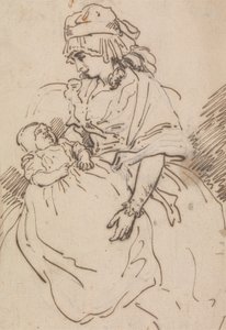 Une Mère et un Enfant - Thomas Rowlandson
