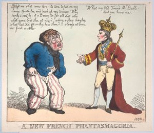 Une nouvelle fantasmagorie française, 1803 - Thomas Rowlandson