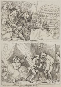Une nouvelle intervenante - La nuit de noces - Thomas Rowlandson