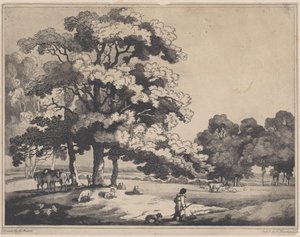 Paysage de parc, 1783-1789