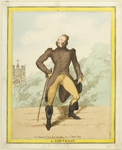 Un portrait : Lord Petersham - Thomas Rowlandson