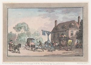 Une auberge de poste, 1787 - Thomas Rowlandson