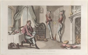 Un prisonnier à Avignon, du Journal des voyages sentimentaux dans les provinces du sud - Thomas Rowlandson