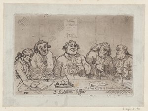 Un bureau de rotation, [8 juin 1774] réédition de 1779 - Thomas Rowlandson
