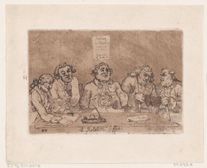 Un bureau de rotation, 8 juin 1774 - Thomas Rowlandson