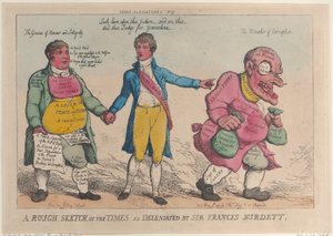 Un croquis grossier des temps délinéé par Sir Francis Burdett, [9 mai 1810], réédité 1819