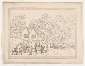 Une halte rurale, 1787 - Thomas Rowlandson