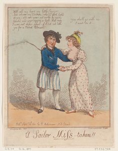 Un marin mal pris !!, 12 septembre 1801 - Thomas Rowlandson