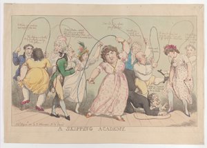 Académie de saut à la corde, 20 mai 1800 - Thomas Rowlandson