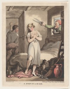 Un tailleur en colère - Thomas Rowlandson