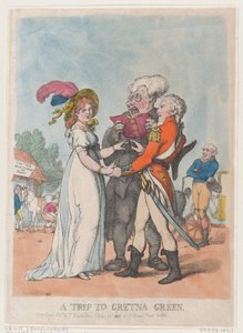Un voyage à Gretna Green, 1803 - Thomas Rowlandson