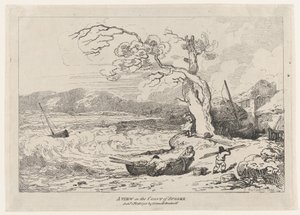 Vue sur la côte du Sussex - Thomas Rowlandson