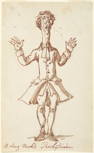 Un presbytérien au long cou - Thomas Rowlandson