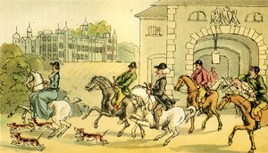 Une noble partie de chasse - Thomas Rowlandson