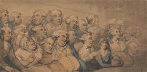 Une représentation au théâtre Drury Lane - Thomas Rowlandson
