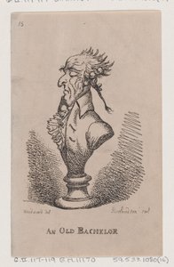 Un vieux célibataire - Thomas Rowlandson