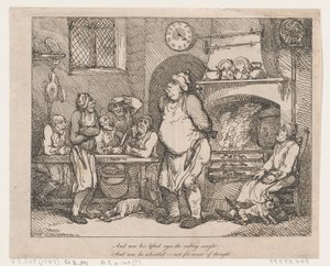 Et maintenant ses yeux levés cherchaient le plafond..., 1787
