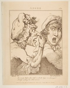 Colère, 21 janvier 1800 - Thomas Rowlandson