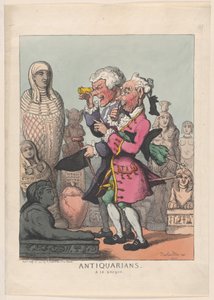 Antiquaires à la Grecque - Thomas Rowlandson