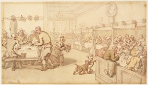 Dans une vieille auberge anglaise - Thomas Rowlandson