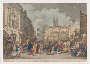 Foire de Bartholomew, 1807 - Thomas Rowlandson