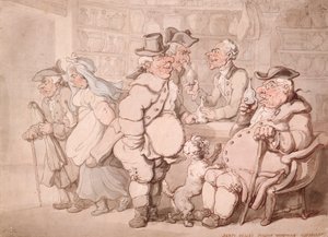Entrepôt italien de Barto Valle, Haymarket, Londres - Thomas Rowlandson