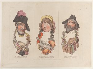Battleorum, Billingsgatina, Trafficorum, 15 août 1800 - Thomas Rowlandson