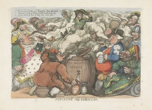 Beroking van de Corsicaan - Thomas Rowlandson