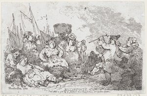 Billingsgate, 4 février 1786 - Thomas Rowlandson