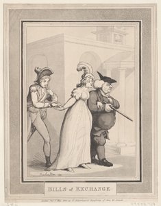 Lettres de change, 1er mai 1800 - Thomas Rowlandson