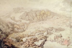 Bodmin Moor, Nord Cornwall, c.1825 - Thomas Rowlandson