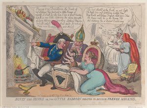 Boney le Second ou le petit babouin créé pour dévorer les singes français, 9 avril 1811
