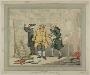 Libraire et auteur - Thomas Rowlandson