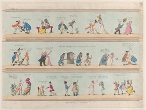 Bordures pour pièces, Planche 2, 25 mars 1799 - Thomas Rowlandson