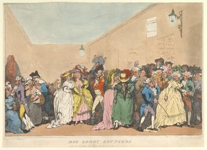 Box Lobby Loungers, 5 janvier 1811 - Thomas Rowlandson