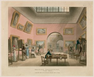 Institution britannique, Pall Mall - Thomas Rowlandson