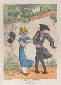 Grands sourires, ou une blague noire, 4 juin 1812 - Thomas Rowlandson